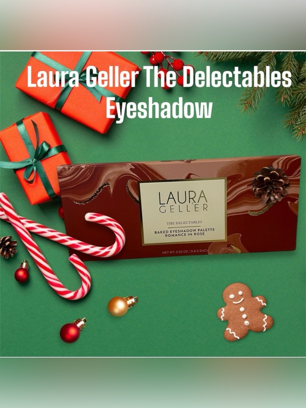 Laura Geller The Delectables Baked Eyeshadow Palette Romance In Rose 🌹 NWT